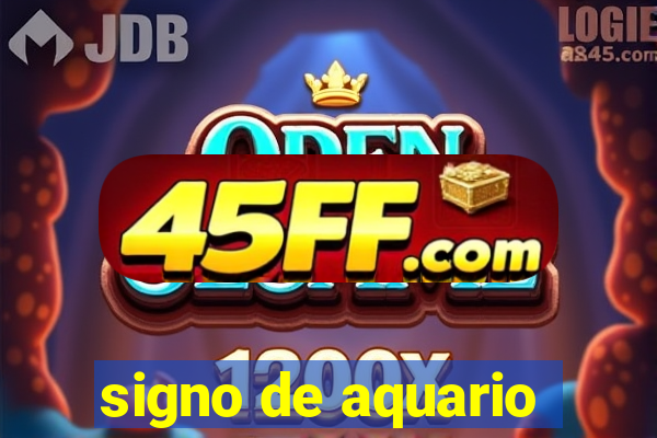 signo de aquario